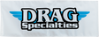 Drag Specialties 2.5' x 8' Banner - Dual-Color Plastic Exterior with Eyelets