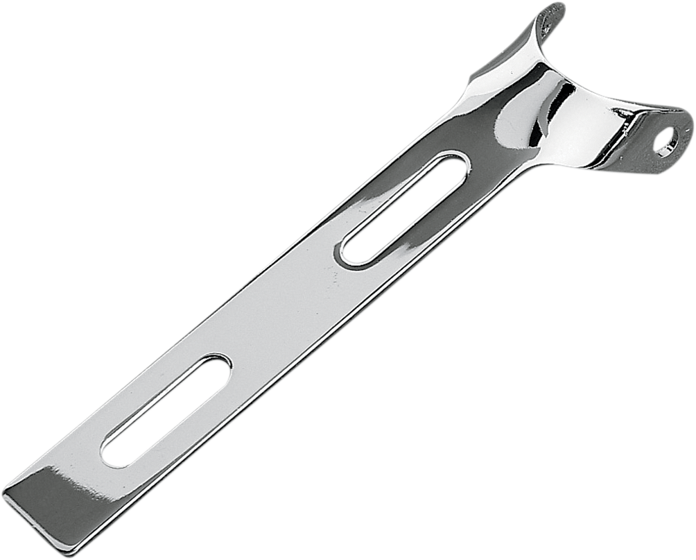 Drag Specialties Universal Seat Bracket with Chrome Finish - Fits Custom Rigid, FXST, and FLST Frames, Part No. 902012-BULK
