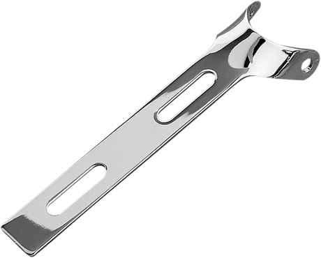 Drag Specialties Universal Seat Bracket with Chrome Finish - Fits Custom Rigid, FXST, and FLST Frames, Part No. 902012-BULK