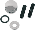 DRAG SPECIALTIES Chrome Seat Mounting Knob with Knurled Edge - Model 902132 SC-1 for Harley-Davidson and Custom Motorcycles
