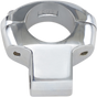 DRAG SPECIALTIES Miller's Two-Piece Chrome Mirror Clamp – Fits 1 Inch Handlebars and Harley Bikes