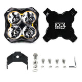 XK GLOW 5-inch Spot Beam Cube Light with Focused Laser-Like Beam for Off-Road Vehicles