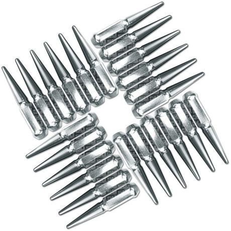 12 x 1.25mm Extended Spike Lug Nuts (60 Degree Taper Seat) | 50 Caliber Racing