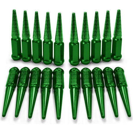 12 x 1.25mm Extended Spike Lug Nuts (60 Degree Taper Seat) | 50 Caliber Racing
