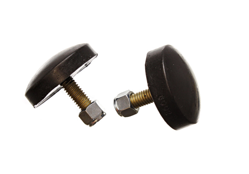 Energy Suspension Hyper-Flex Low Profile Black Bump Stop Set for 1963-1965 Buick Riviera, Part #9.9102G