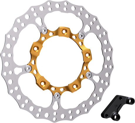 ARLEN NESS Rotor 14" - Front Left - Gold 300-002