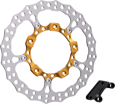 ARLEN NESS Rotor 14" - Front Right - Gold 300-006