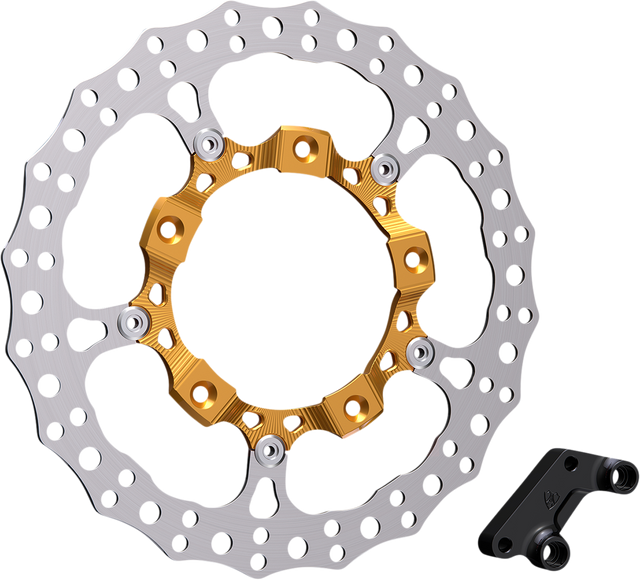 ARLEN NESS Rotor 14" - Front Right - Gold 300-006
