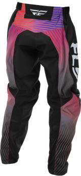 Fly Racing Youth F 16 Pants Black/Red/Purple Size 24 – Durable Motorcycle Riding Pants with Comfort Features