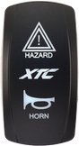 XTC Power Products SW00-00132037 Dash Switch Rocker Face with Hazard and Horn Functions for Various Vehicles