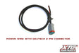 XTC Power Products 2' 18-Gauge Power Wire with Deutsch DT06-2S Connector for ATV/UTV