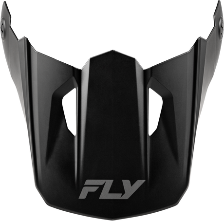 Fly Racing Kinetic Solid Helmet Visor for XL/2X Sizes - Matte Black