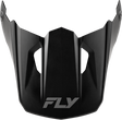 Fly Racing Kinetic Solid Helmet Visor Matte Black for XS/S Sizes