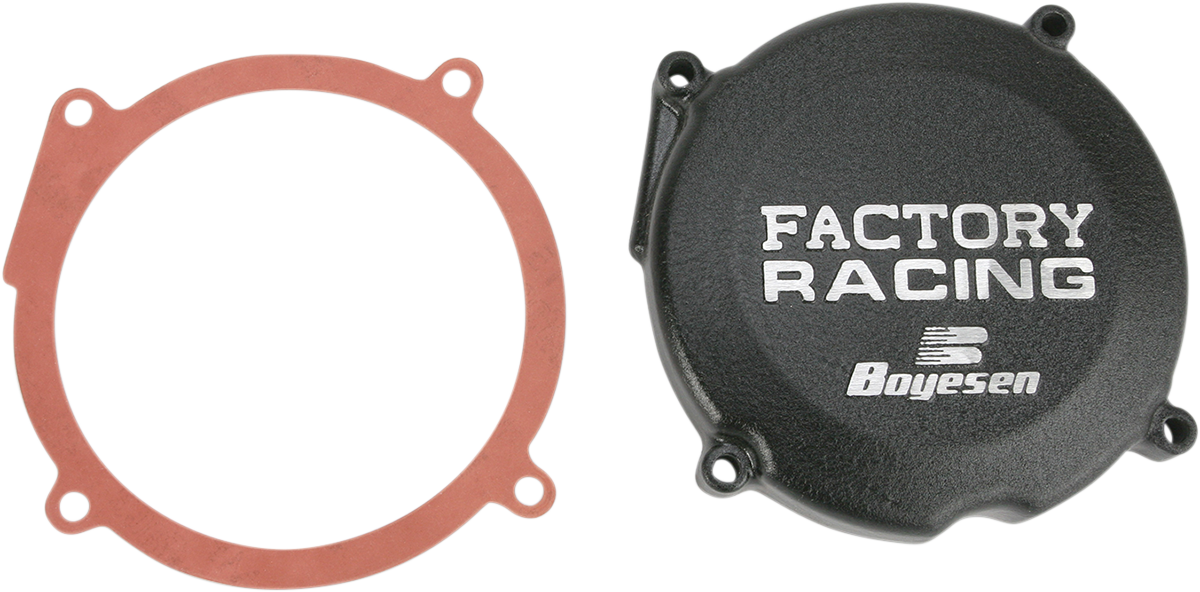 Boyesen Factory Ignition Cover for Honda CR250R (SC02B) – Black