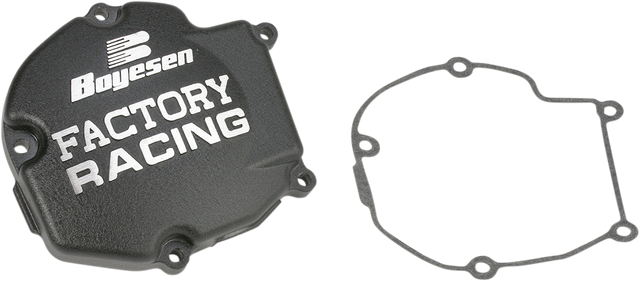 Boyesen Kawasaki KX125 SC-11AB Ignition Cover - Black | Protects Engine Components