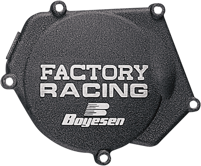 BOYESEN Ignition Cover for Kawasaki KX250 - Black - Part SC12B