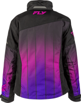 Fly Racing Women's SNX Pro Jacket Purple/Black Medium with Weatherproof Technology