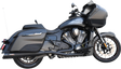 BASSANI XHAUST Exhaust Dual Challenger - Black 8H16SB