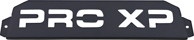 BIKEMAN PERFORMANCE RZR Pro XP Exhaust Plate - Black 17-325-BK