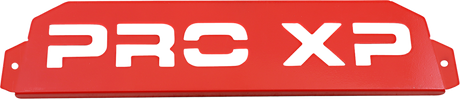 BIKEMAN PERFORMANCE RZR Pro XP Exhaust Plate - Red 17-325-R