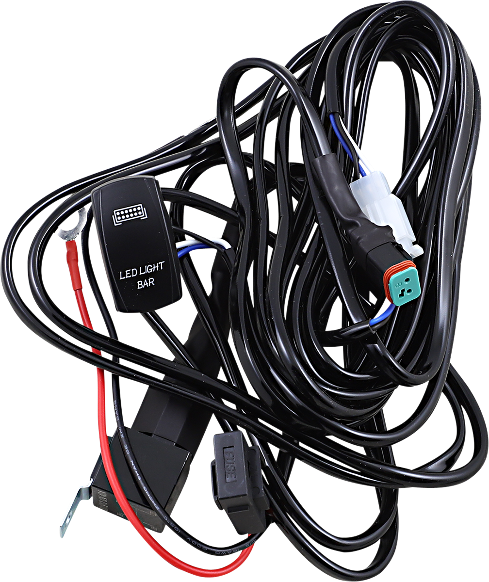 BRITE-LITES Wire Harness with Rocker Switch BL-WHHDR