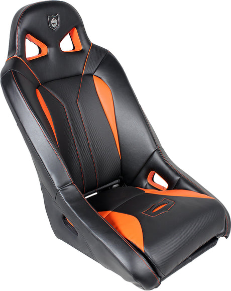 PRO ARMOR P141S185OR G2 Suspension Seat for Polaris RZR 4 900 EPS and More - Black/Orange