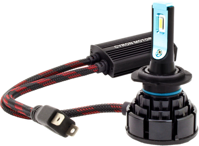 CYRON Elite 2 Series H7 Headlight Bulb - 4500 Lumens for Acura, Honda, Toyota, Ford, Chevrolet