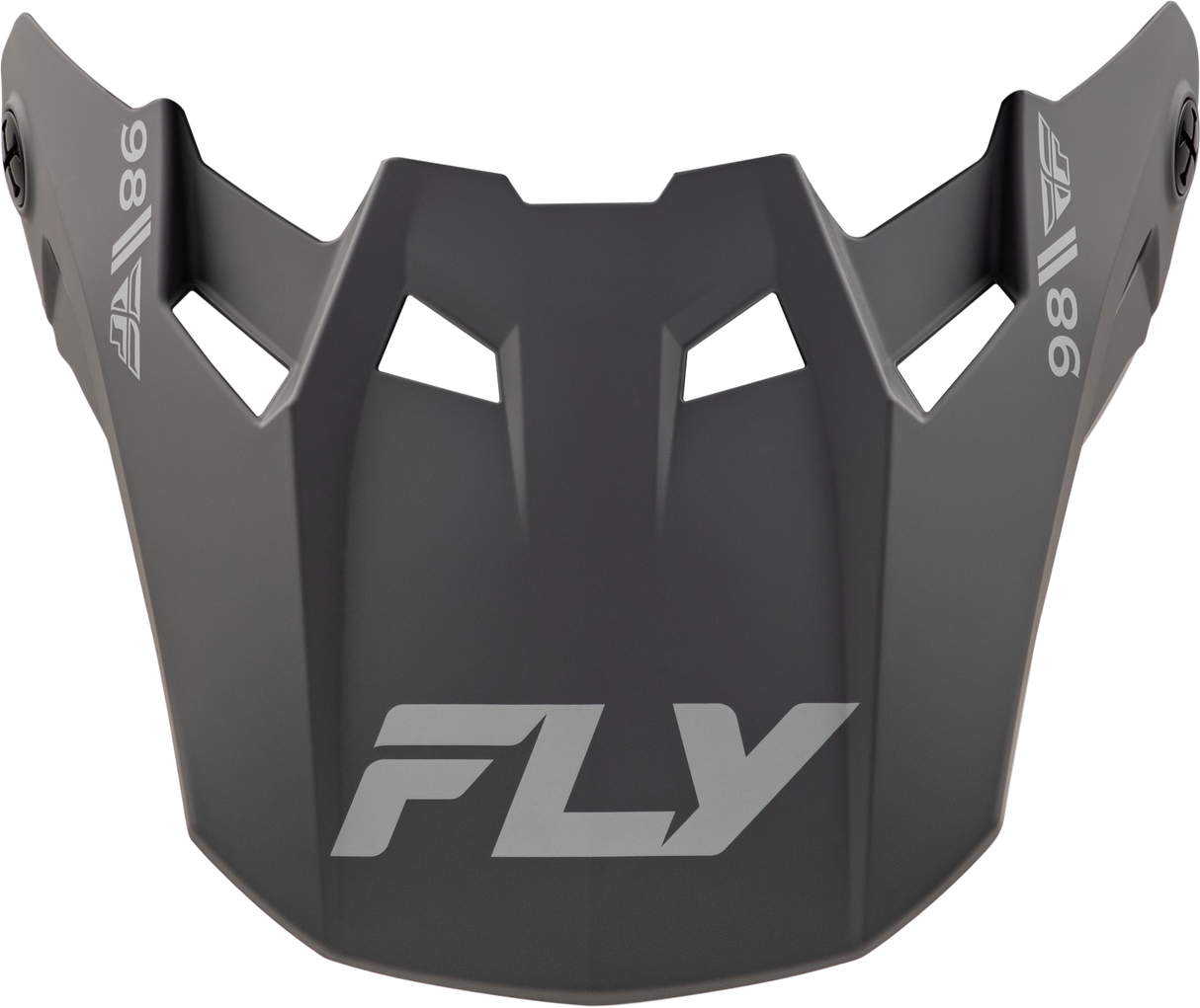 Fly Racing Formula CC Objective Visor Matte Black/Grey Yellow for Motorcycle Helmets