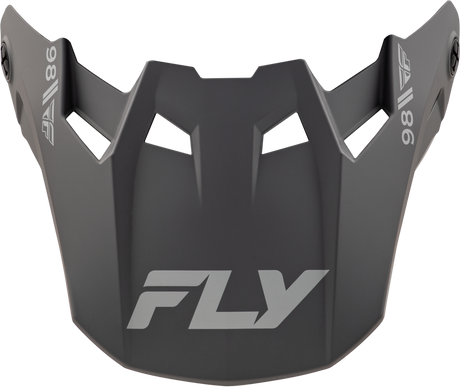 Fly Racing Formula CC Objective Visor Matte Black and Grey for Motocross and Off-Road Bikes