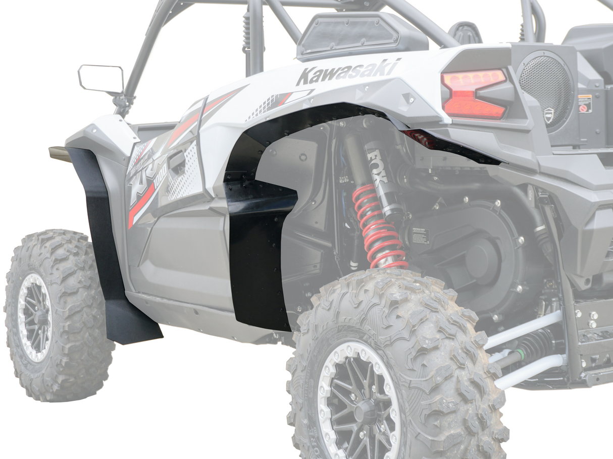 SPIKE Over Fender Full Set for Kawasaki KRX 1000 Teryx (2020-2021) - Black Polyethylene