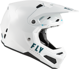 Fly Racing Formula S Carbon Solid Helmet for Motocross and Off-Road - White Small