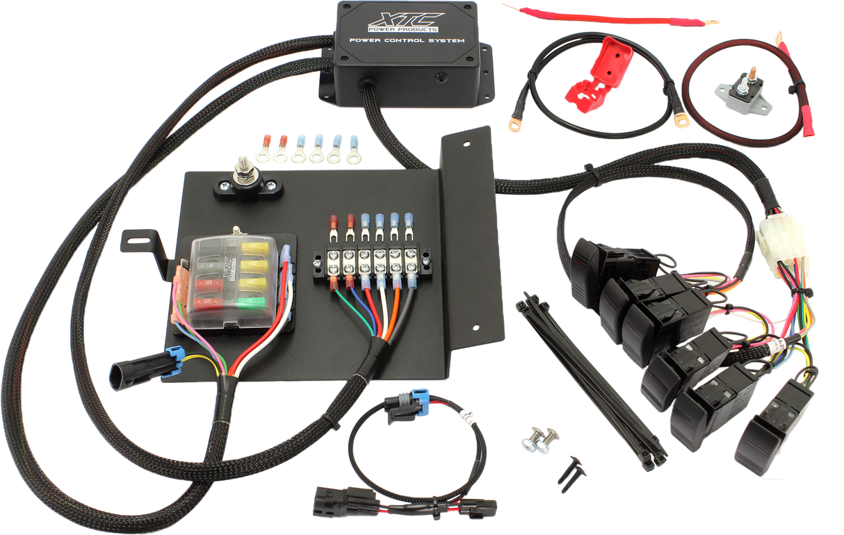 XTC Power Products Plug N Play Power Control with 6 Switches for Trucks and SUVs (Part Number: PCS-64-HT)
