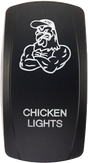 XTC Power Products SW00-00141045 Dash Switch Rocker Face Chicken Lights for Jeep Wrangler and Dodge Ram