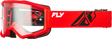 Fly Racing Focus Goggle with Clear Lens - Red/Black for Off-Road and Motocross Vehicles