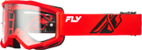 Fly Racing Focus Goggle with Clear Lens - Red/Black for Off-Road and Motocross Vehicles