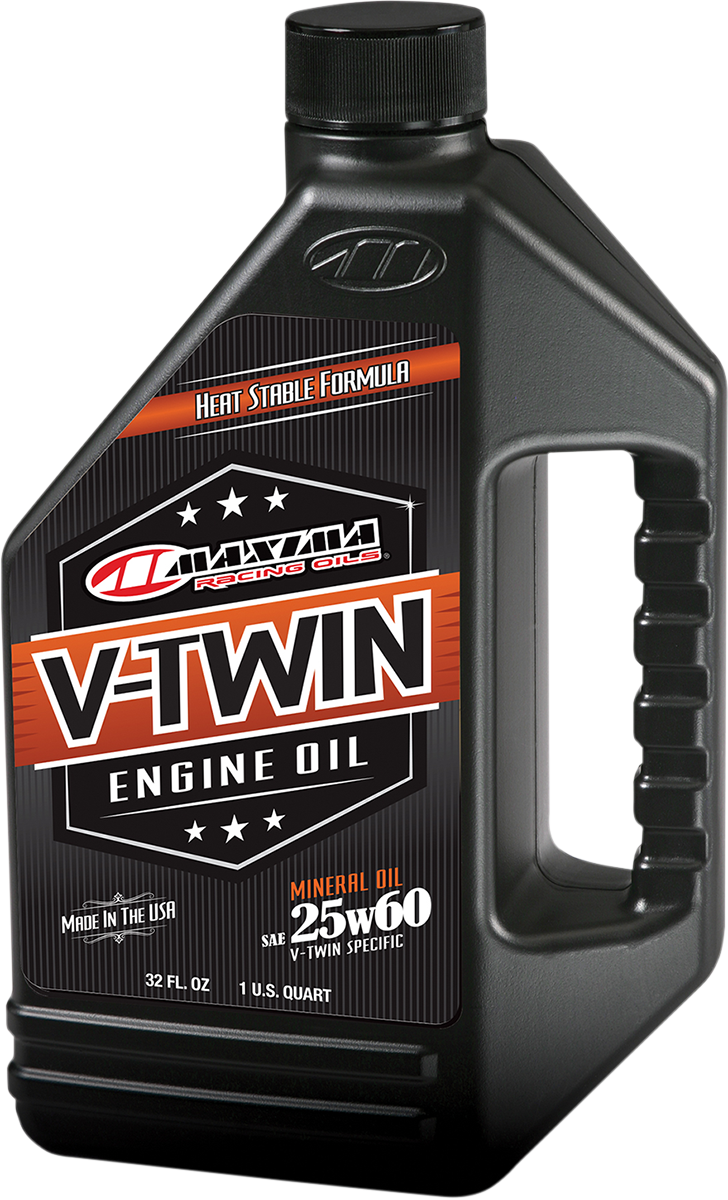 MAXIMA RACING OIL V-Twin Oil - 25W-60 - 1 U.S. quart 30-15901