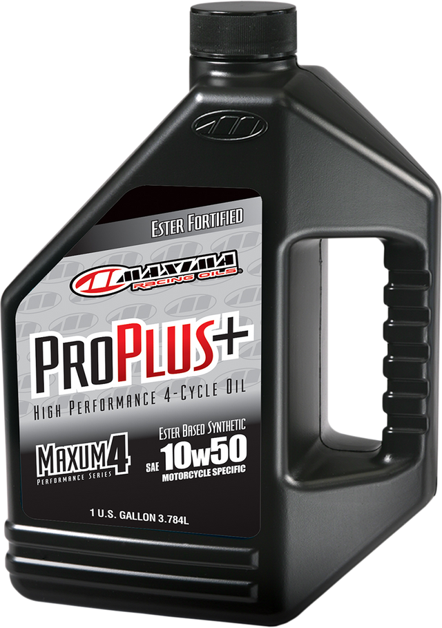 MAXIMA RACING OIL Pro Plus+ 4T Oil - 10W-50 - 1 U.S. gal. 30-199128