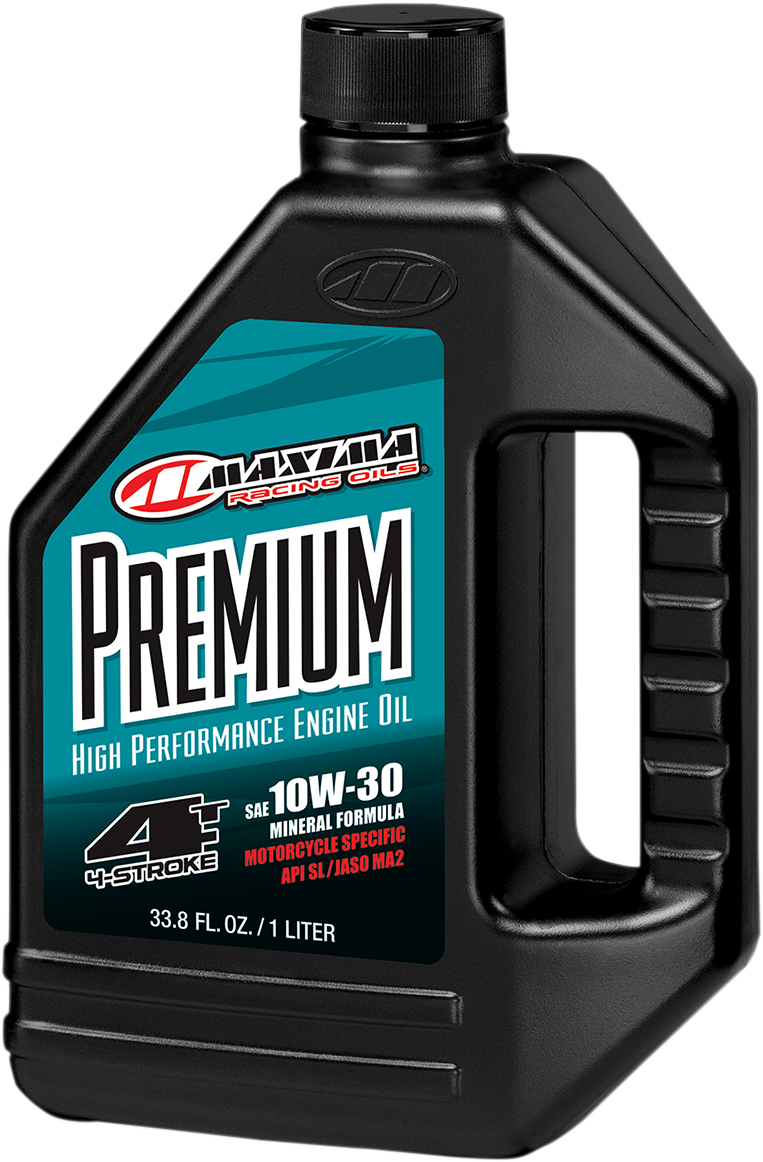 MAXIMA RACING OIL Premium High Performance Mineral 4T Engine Oil - 10W-30 - 1L 30-20901