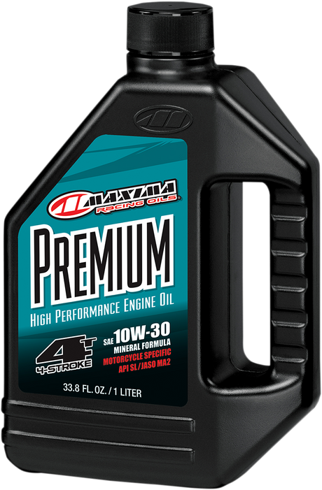 MAXIMA RACING OIL Premium High Performance Mineral 4T Engine Oil - 10W-30 - 1L 30-20901