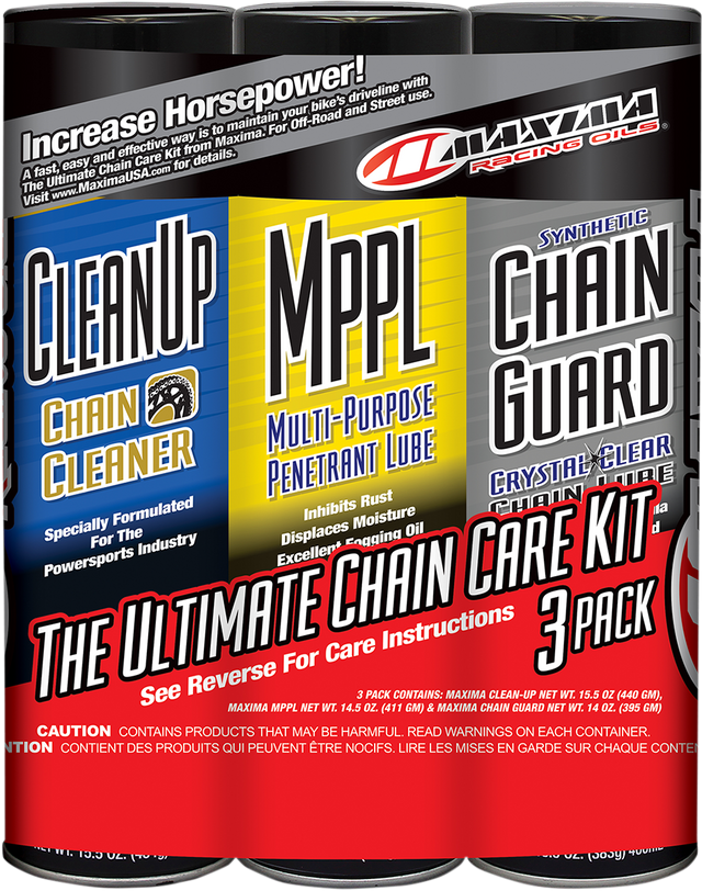 MAXIMA RACING OIL Synthetic Chain Care Kit - Aerosol 70-779203