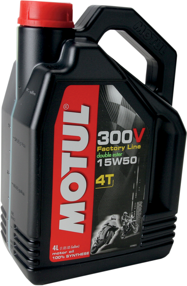 MOTUL 300V Synthetic Ester Oil - 15W-50 - 4L 104129