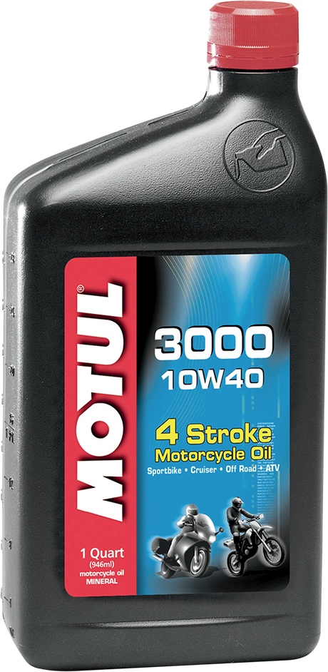 MOTUL 3000 Mineral 4T Engine Oil - 10W-40 - 1 liter 107672