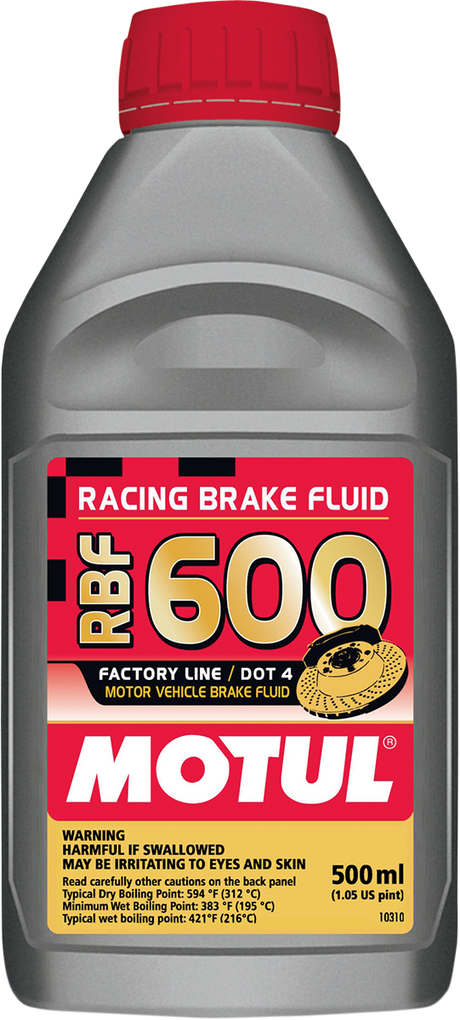 MOTUL RBF 600 Racing Brake Fluid - 16.9 U.S. fl oz. 100949