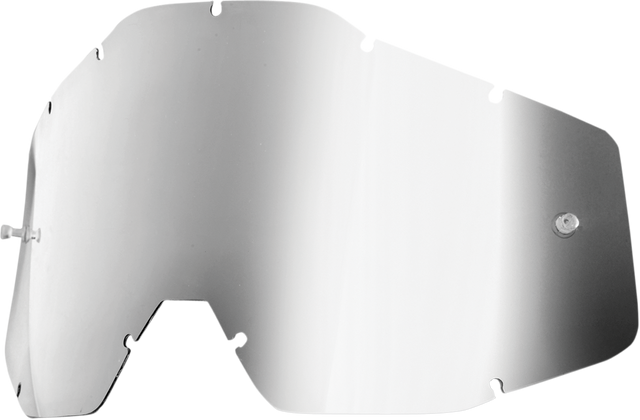 100% Accuri/Strata Junior Silver Mirror Lens - Model 59018-00003 for Motocross Helmets