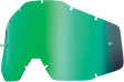 100% Accuri/Strata Junior Lens - Green Smoke Mirror for Motocross Goggles