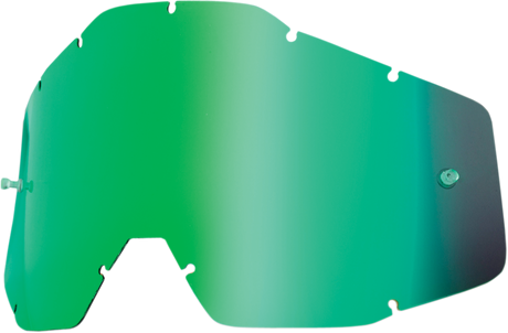 100% Accuri/Strata Junior Lens - Green Smoke Mirror for Motocross Goggles