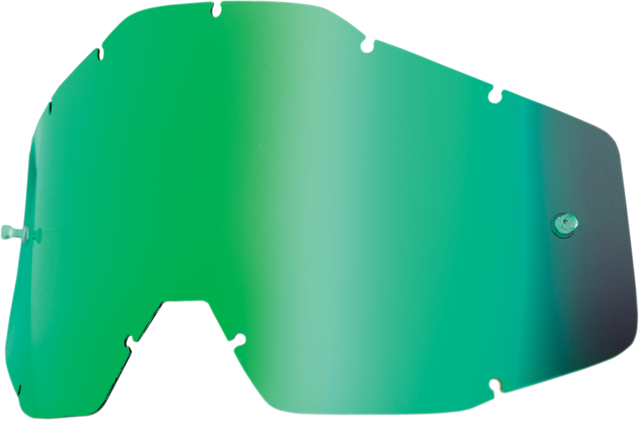 100% Accuri/Strata Junior Lens - Green Smoke Mirror for Motocross Goggles