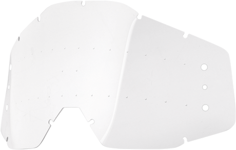 100% Speedlab Vision System Lens with Holes - Clear by 100%, Part 51021-010-01, Compatible with Motorcycle Helmets