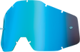100% Accuri/Strata/Racecraft Blue Mirror Lens - Part 51002-002-02, Compatible with Off-Road Motorcycle Helmets