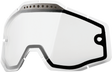 100% Accuri, Racecraft, and Strata Vented Dual Pane Clear Lens - Part No. 59009-00001 for Motorcycle Helmets
